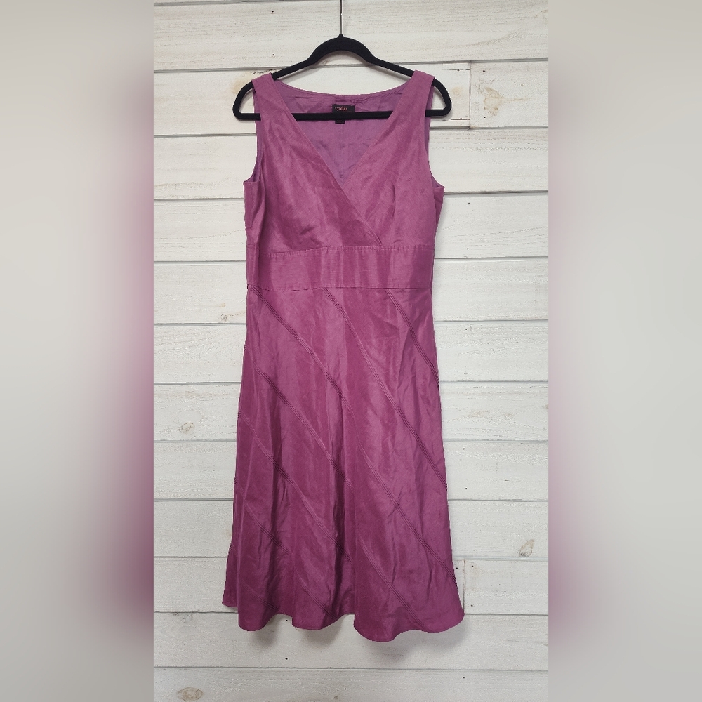 Cynthia Howie Elegant Purple Sleeveless Dress